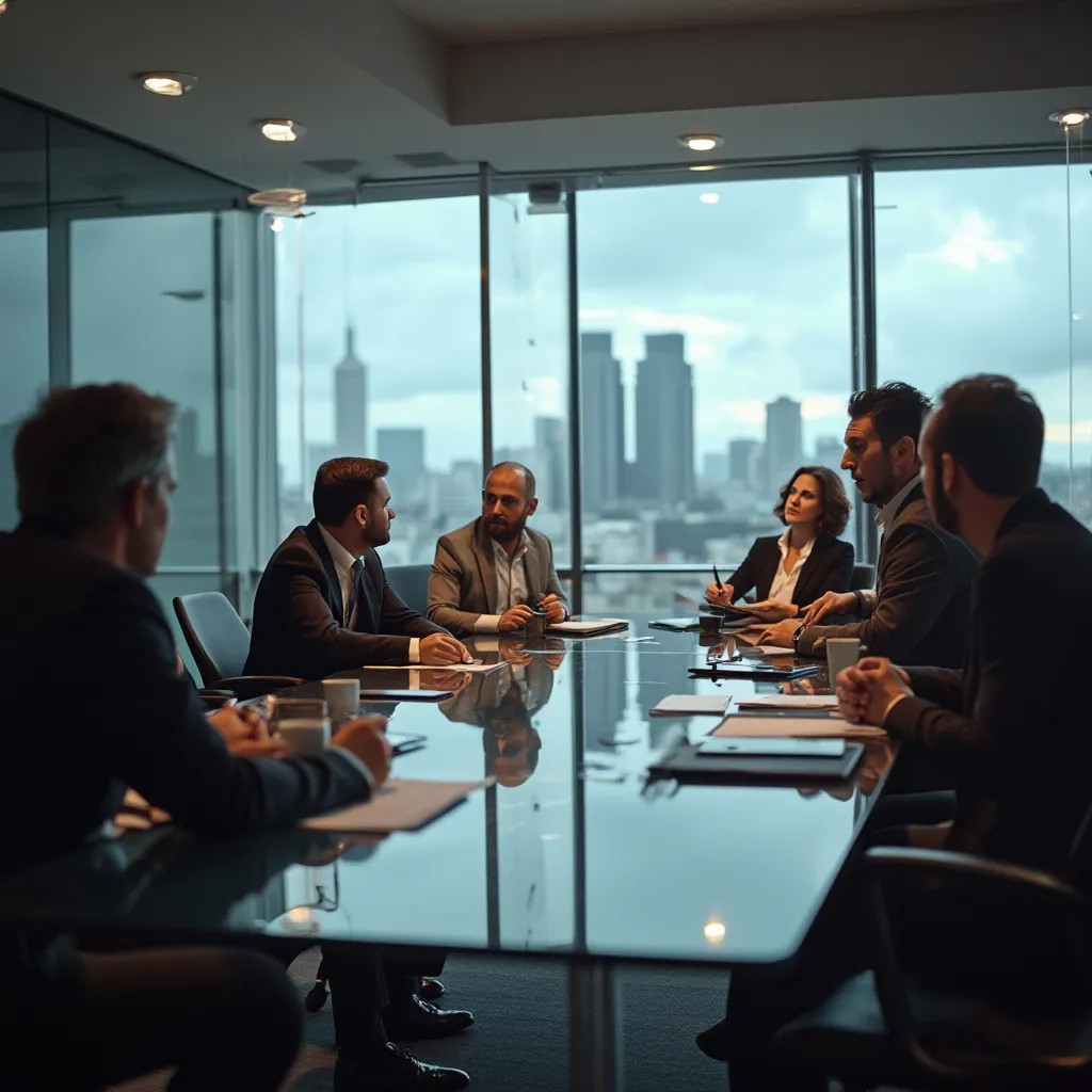 Equipo de FinanzARG en reunión