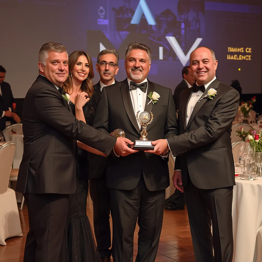 Recepción de premios